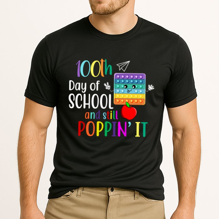 100th Day Of School And Still Poppin' It Performance Shirt