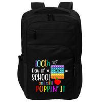 100th Day Of School And Still Poppin' It Impact Tech Backpack