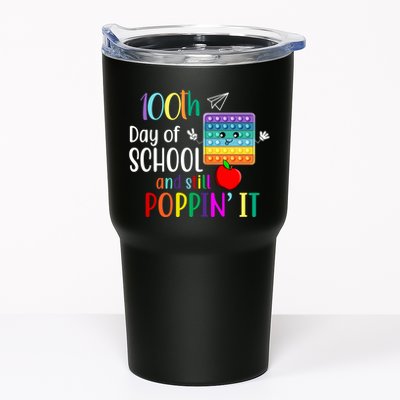 100th Day Of School And Still Poppin' It Tumbler