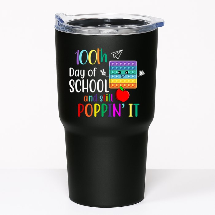 100th Day Of School And Still Poppin' It Tumbler