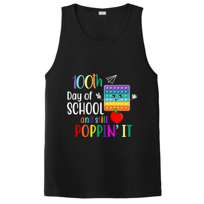 100th Day Of School And Still Poppin' It PosiCharge Competitor Tank