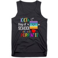 100th Day Of School And Still Poppin' It Tank Top