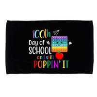 100th Day Of School And Still Poppin' It Microfiber Hand Towel
