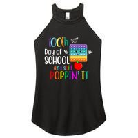 100th Day Of School And Still Poppin' It Women's Perfect Tri Rocker Tank