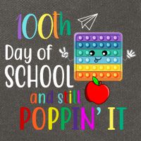 100th Day Of School And Still Poppin' It Cotton Canvas Backpack