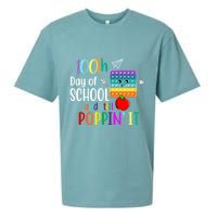 100th Day Of School And Still Poppin' It Sueded Cloud Jersey T-Shirt