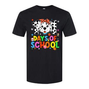 100 Days Of School Dalmatian Dog 100th Day Of School Softstyle CVC T-Shirt