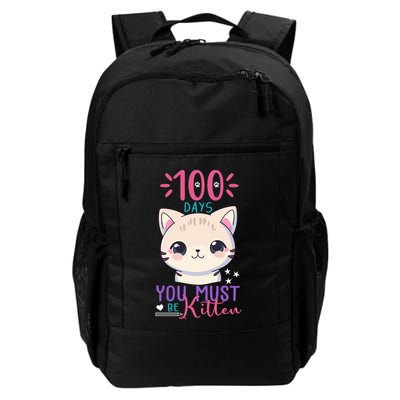 100 Days Of School You Must Be Kitten Cute Backpack