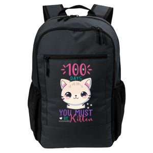 100 Days Of School You Must Be Kitten Cute Daily Commute Backpack