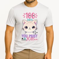 100 Days Of School You Must Be Kitten Cute Cooling Performance Crew T-Shirt
