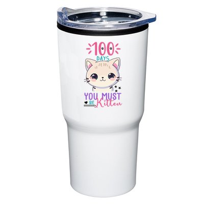 100 Days Of School You Must Be Kitten Cute Tumbler