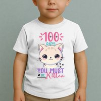 100 Days Of School You Must Be Kitten Cute Toddler T-Shirt