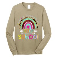 100th Day Of School Teacher Student 100 Days Smarter Rainbow Long Sleeve Shirt