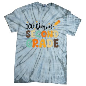 100 Days Of Second Grade 100th Day Of School Back To School Tie-Dye T-Shirt