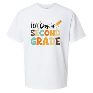 100 Days Of Second Grade 100th Day Of School Back To School Sueded Cloud Jersey T-Shirt