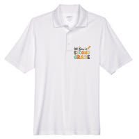 100 Days Of Second Grade 100th Day Of School Back To School Men's Origin Performance Pique Polo