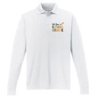 100 Days Of Second Grade 100th Day Of School Back To School Performance Long Sleeve Polo