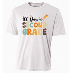 100 Days Of Second Grade 100th Day Of School Back To School Cooling Performance Crew T-Shirt