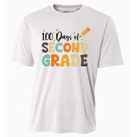 100 Days Of Second Grade 100th Day Of School Back To School Cooling Performance Crew T-Shirt