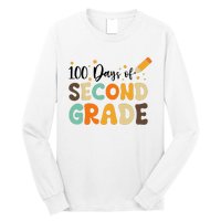 100 Days Of Second Grade 100th Day Of School Back To School Long Sleeve Shirt