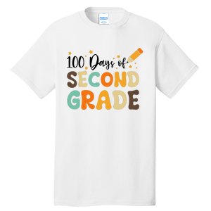 100 Days Of Second Grade 100th Day Of School Back To School Tall T-Shirt