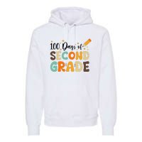 100 Days Of Second Grade 100th Day Of School Back To School Premium Hoodie