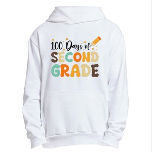 100 Days Of Second Grade 100th Day Of School Back To School Urban Pullover Hoodie