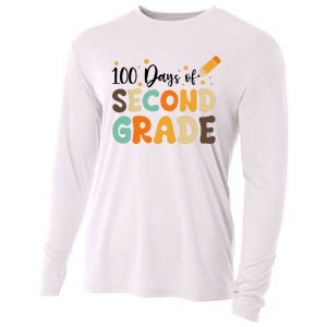 100 Days Of Second Grade 100th Day Of School Back To School Cooling Performance Long Sleeve Crew