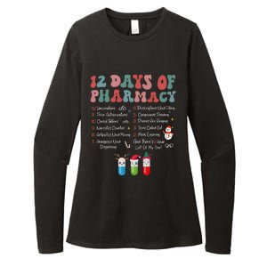 12 Days Of Pharmacy Technician Funny Christmas Womens CVC Long Sleeve Shirt