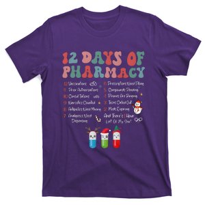 12 Days Of Pharmacy Technician Funny Christmas T-Shirt