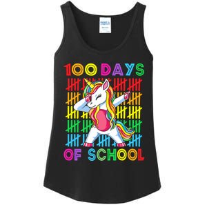 100 Days Of School Unicorn 100 Days Smarter 100th Day Ladies Essential Tank