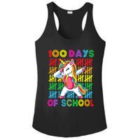 100 Days Of School Unicorn 100 Days Smarter 100th Day Ladies PosiCharge Competitor Racerback Tank