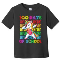 100 Days Of School Unicorn 100 Days Smarter 100th Day Toddler T-Shirt