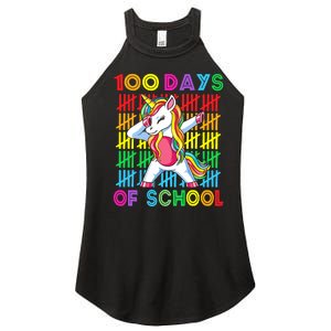 100 Days Of School Unicorn 100 Days Smarter 100th Day Women's Perfect Tri Rocker Tank