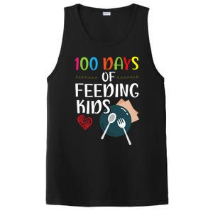 100 Days Of Feeding Lunch Lady School PosiCharge Competitor Tank