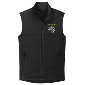 100 Days Of Feeding Lunch Lady School Collective Smooth Fleece Vest