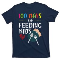 100 Days Of Feeding Lunch Lady School T-Shirt