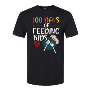 100 Days Of Feeding Lunch Lady School Softstyle CVC T-Shirt