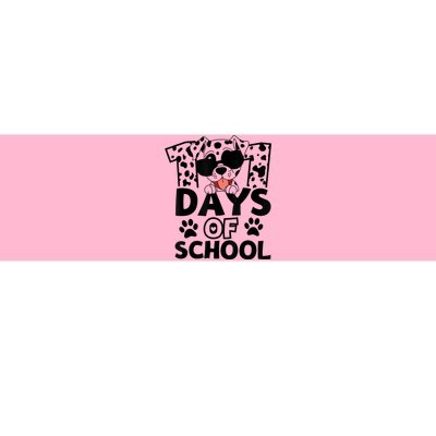 100 Days Of School Dalmatian Dog 100th Day Of School Bumper Sticker