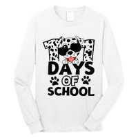 100 Days Of School Dalmatian Dog 100th Day Of School Long Sleeve Shirt