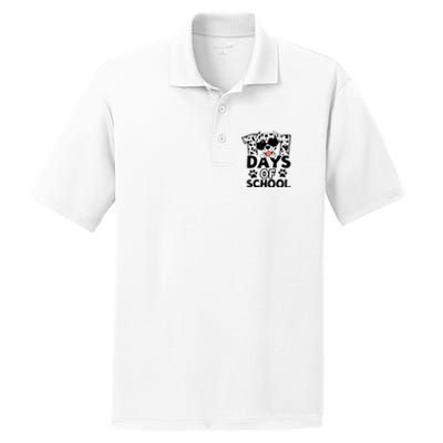 100 Days Of School Dalmatian Dog 100th Day Of School PosiCharge RacerMesh Polo