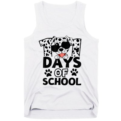 100 Days Of School Dalmatian Dog 100th Day Of School Tank Top