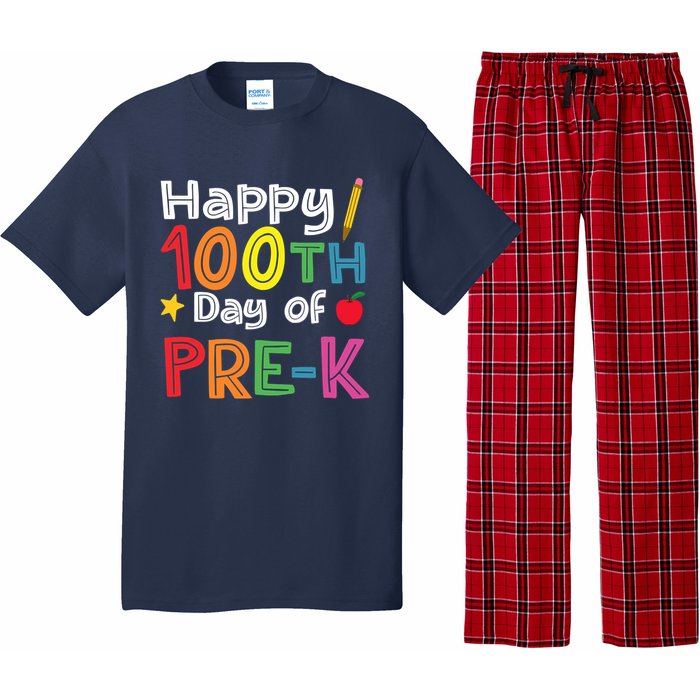 100 Days Of Pre K Teacher And Student Teacher Boy Girl Pajama Set