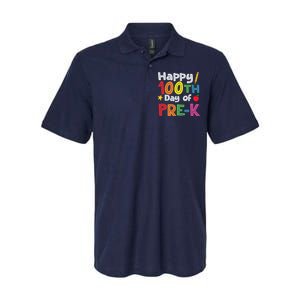 100 Days Of Pre K Teacher And Student Teacher Boy Girl Softstyle Adult Sport Polo