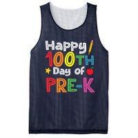 100 Days Of Pre K Teacher And Student Teacher Boy Girl Mesh Reversible Basketball Jersey Tank