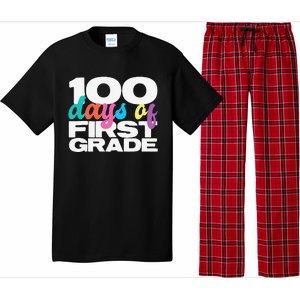 100 Days Of First Grade 100 Days Of School Gift Pajama Set