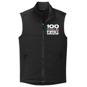 100 Days Of First Grade 100 Days Of School Gift Collective Smooth Fleece Vest