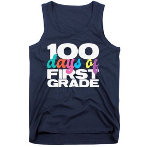 100 Days Of First Grade 100 Days Of School Gift Tank Top