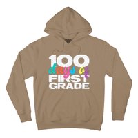 100 Days Of First Grade 100 Days Of School Gift Hoodie