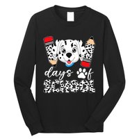 100 Days Of School Dalmatian Dog Long Sleeve Shirt